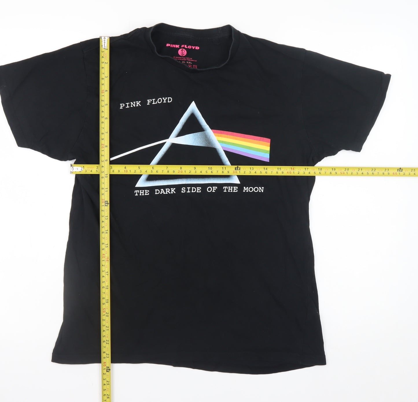 Pink Floyd Women's Black L Basic Cotton Band T-Shirt
