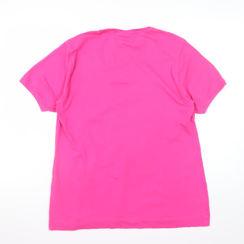 Rebelle by Pastunette Women's Pink Organic Cotton Bloom T-Shirt Size 18