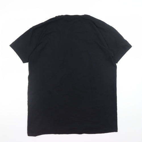 Pampling Unisex Black L Metafisica Graphic Cotton T-Shirt