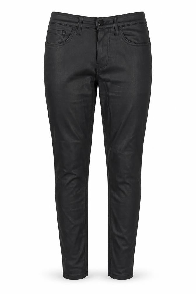 Gallery Women’s Black Faux Leather Skinny Jeggings Size 10