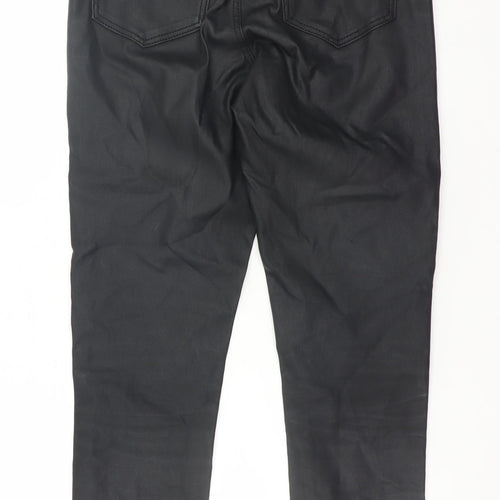 Gallery Women’s Black Faux Leather Skinny Jeggings Size 10