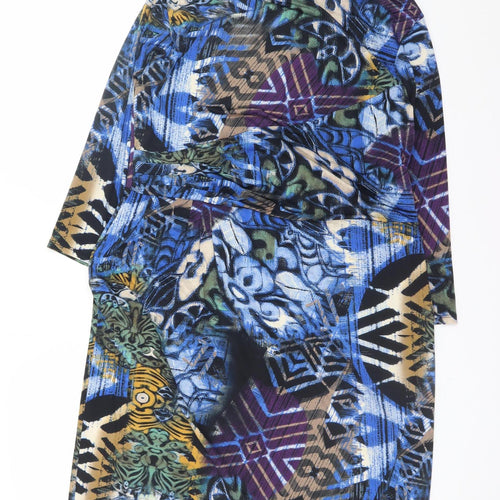 Gerard Womens Multicoloured Geometric Bodycon Dress Size 18