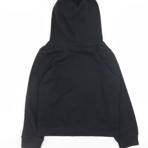 Jordan Boys Black Pullover Hoodie 6-7 Years Logo Fleece Sweatshirt