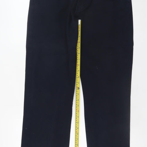St Bernard for Dunnes Stores Men's Blue Chino Trousers 32W 30L Stretch Cotton