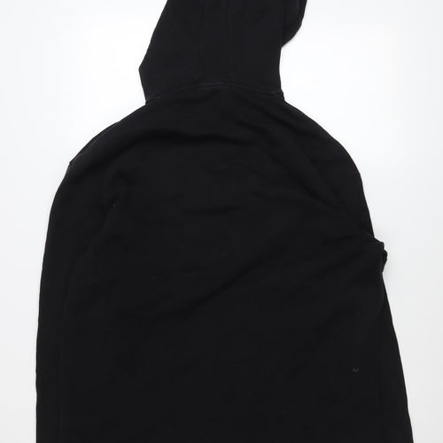 ASOS Men's Black 1/2 Zip Pullover Hoodie Size M