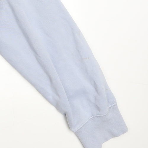 Nike Men's Blue Full Zip Hoodie L Logo Sportswear