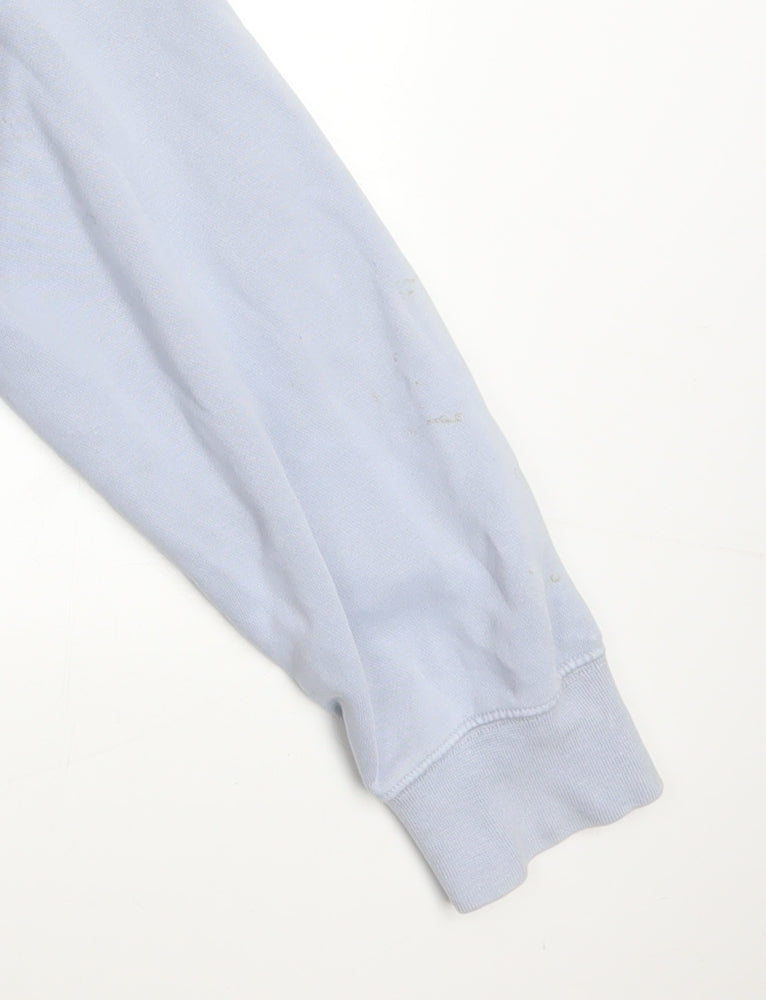 Nike Men's Blue Full Zip Hoodie L Logo Sportswear