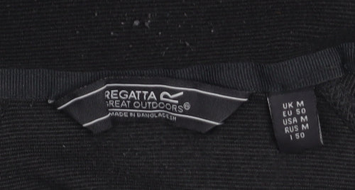 Regatta Men’s Black Fleece 1/4 Zip Pullover Sweatshirt Size M