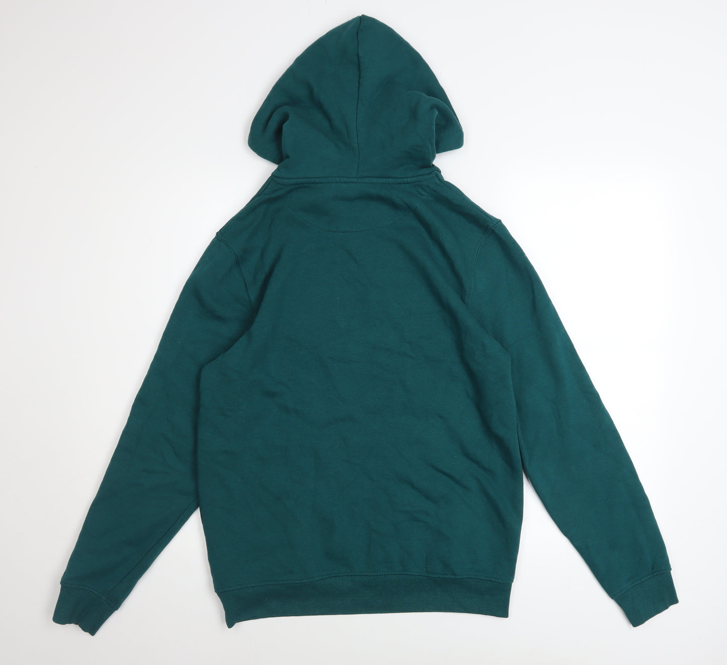 Batman Men’s Green Pullover Hoodie S Graphic Print Logo Sweatshirt