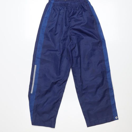 Crivit Boys Blue Rain Trousers 7 Years Outdoor Waterproof Pants