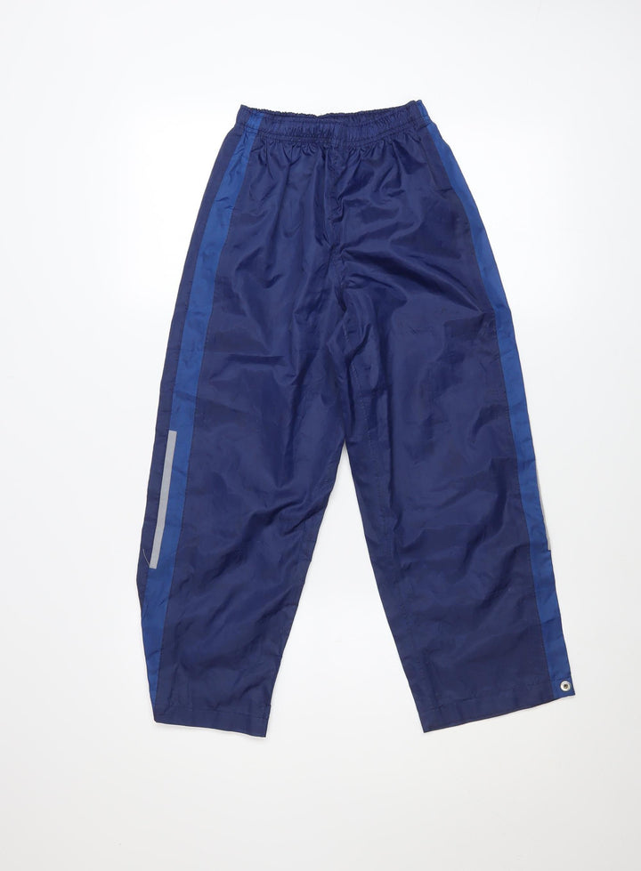 Crivit Boys Blue Rain Trousers 7 Years Outdoor Waterproof Pants