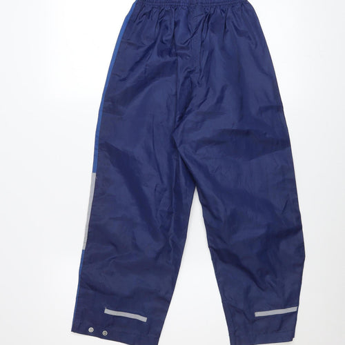 Crivit Boys Blue Rain Trousers 7 Years Outdoor Waterproof Pants