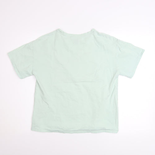 Next Girls Green Los Angeles Surf Graphic T-Shirt 13 Years Cotton