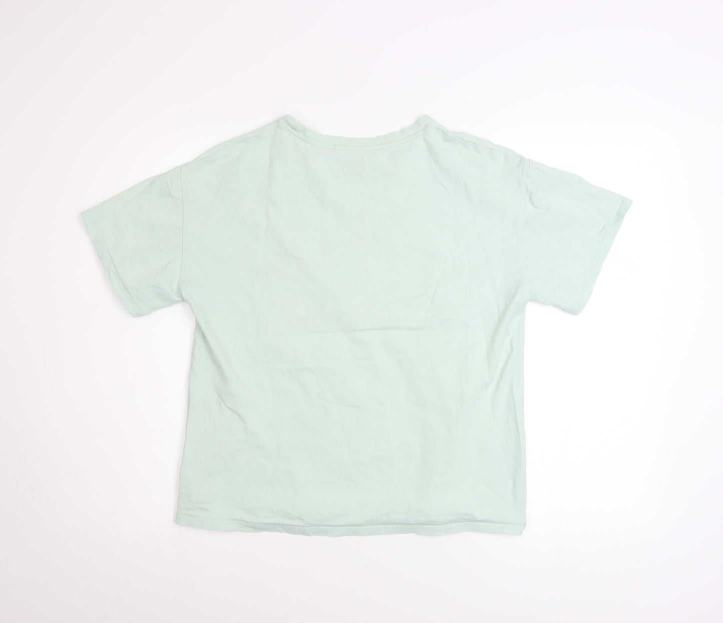 Next Girls Green Los Angeles Surf Graphic T-Shirt 13 Years Cotton