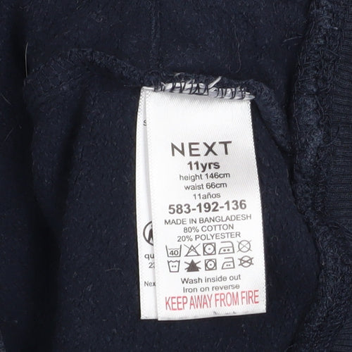 Next Boys Black Gaming Graphic Pullover Hoodie 11 Years Cotton Blend