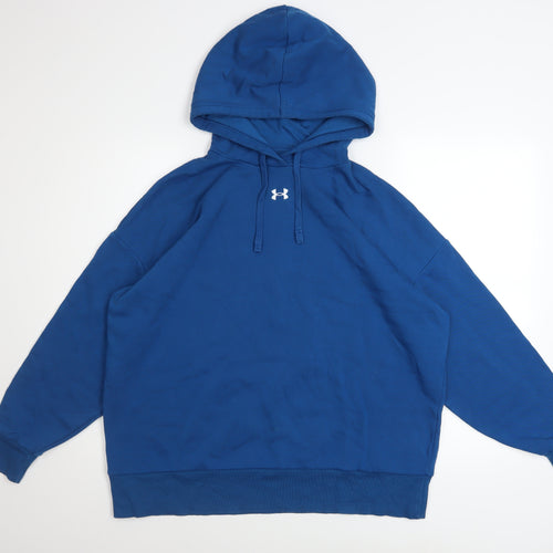 Under Armour Men’s Blue Pullover Hoodie Size S Sports Fleece