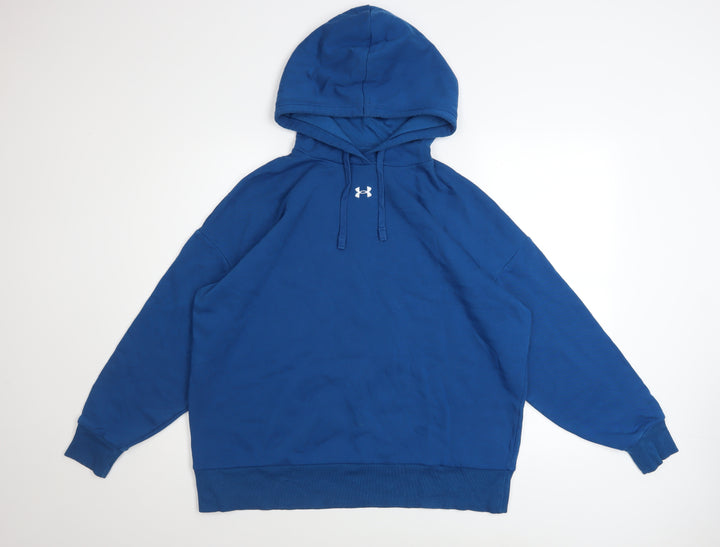 Under Armour Men’s Blue Pullover Hoodie Size S Sports Fleece