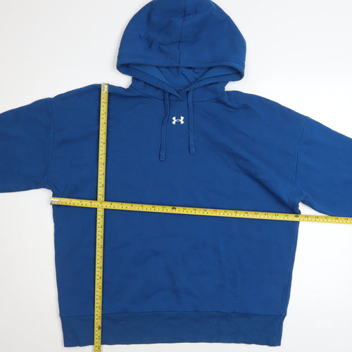 Under Armour Men’s Blue Pullover Hoodie Size S Sports Fleece