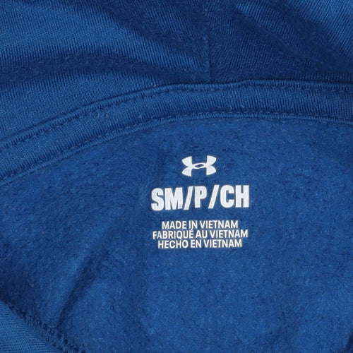Under Armour Men’s Blue Pullover Hoodie Size S Sports Fleece