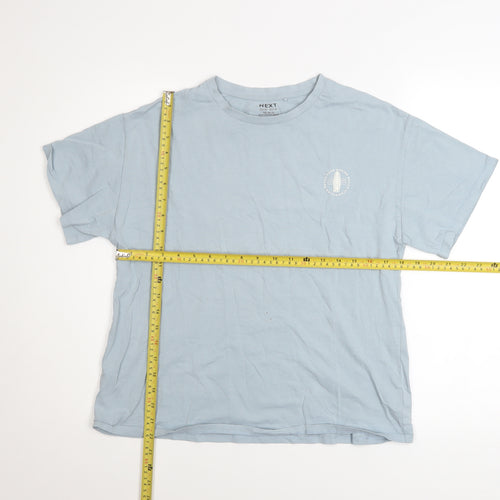 Next Girls Blue Surf The Wave Cotton T-Shirt 13 Years Regular Fit