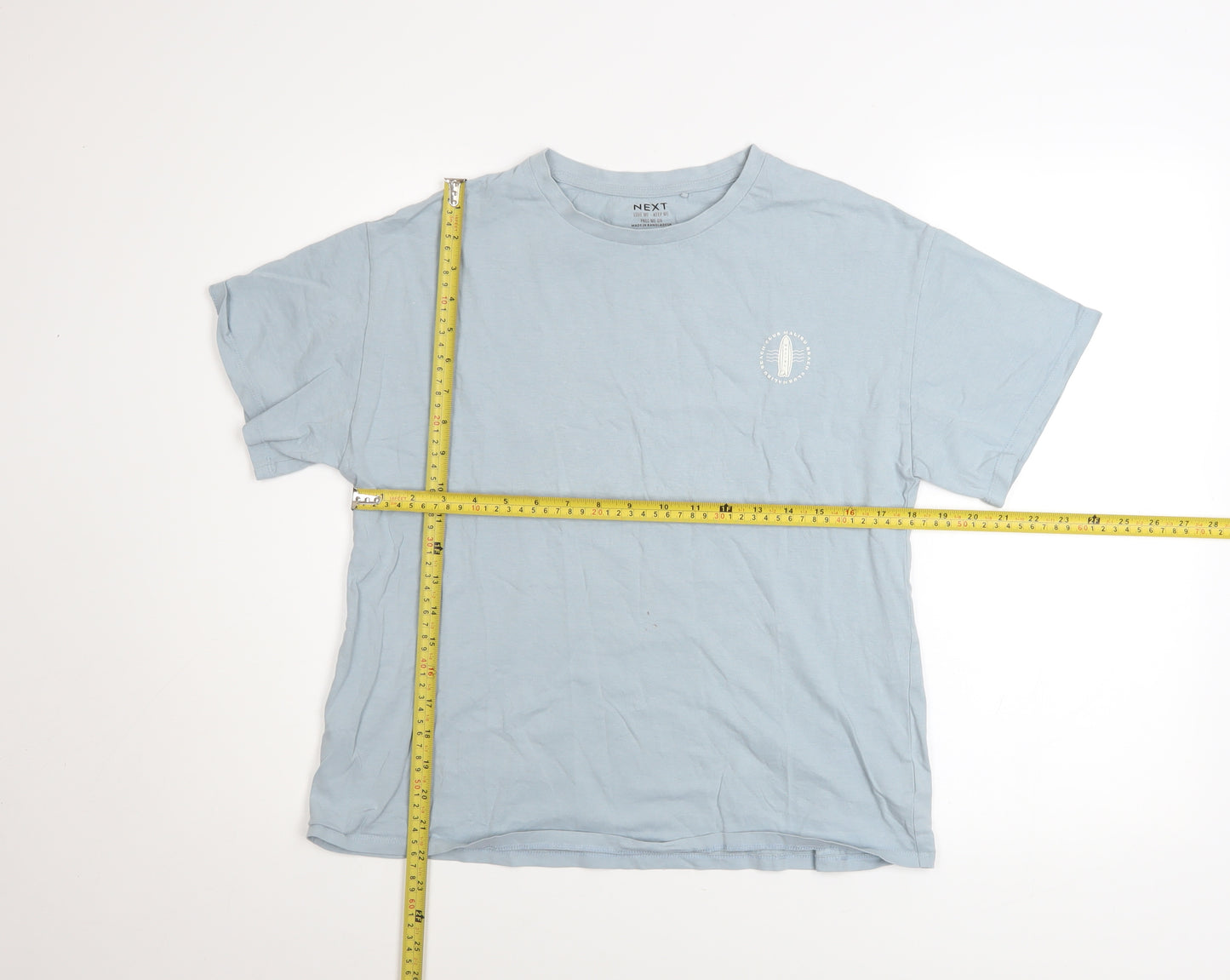 Next Girls Blue Surf The Wave Cotton T-Shirt 13 Years Regular Fit