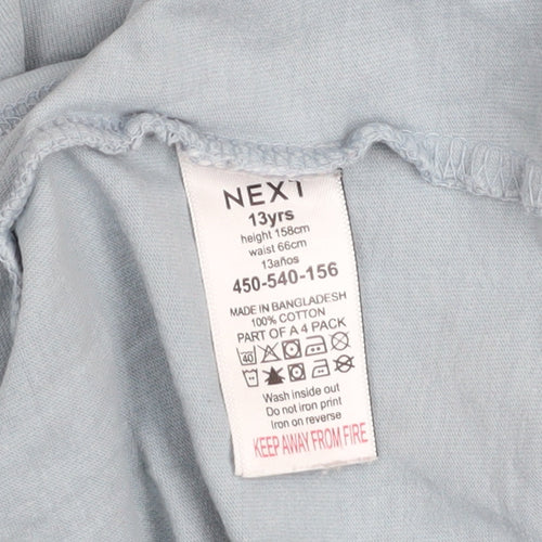 Next Girls Blue Surf The Wave Cotton T-Shirt 13 Years Regular Fit