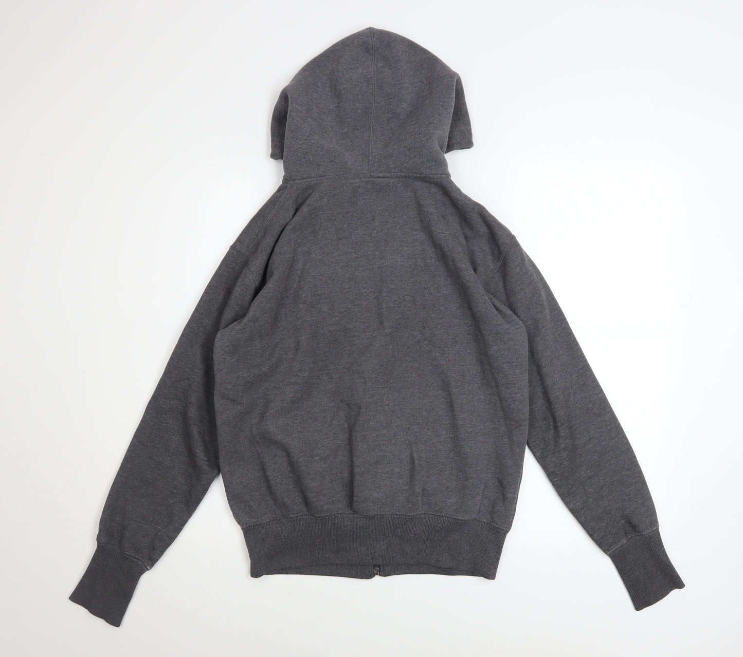 Ocean Beach Mens Grey Full Zip Hoodie Size S San Francisco Graphic