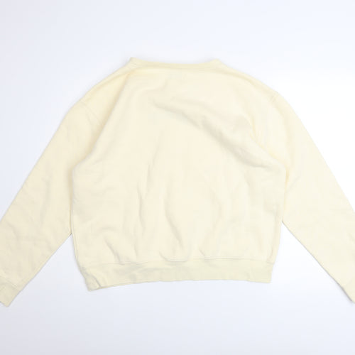 Cry Baby Women's Beige Pullover Sweatshirt Size M Cotton Blend