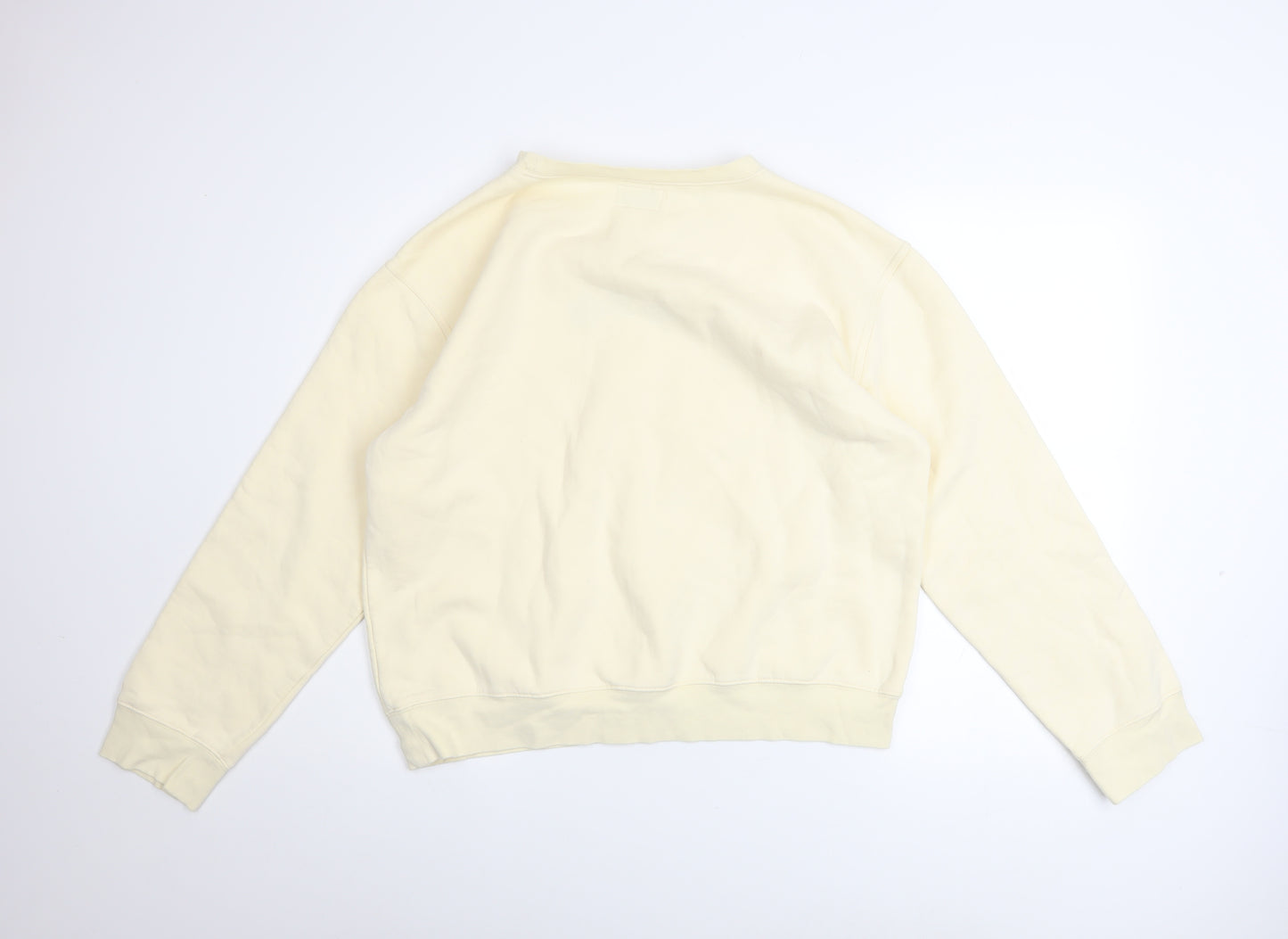 Cry Baby Women's Beige Pullover Sweatshirt Size M Cotton Blend