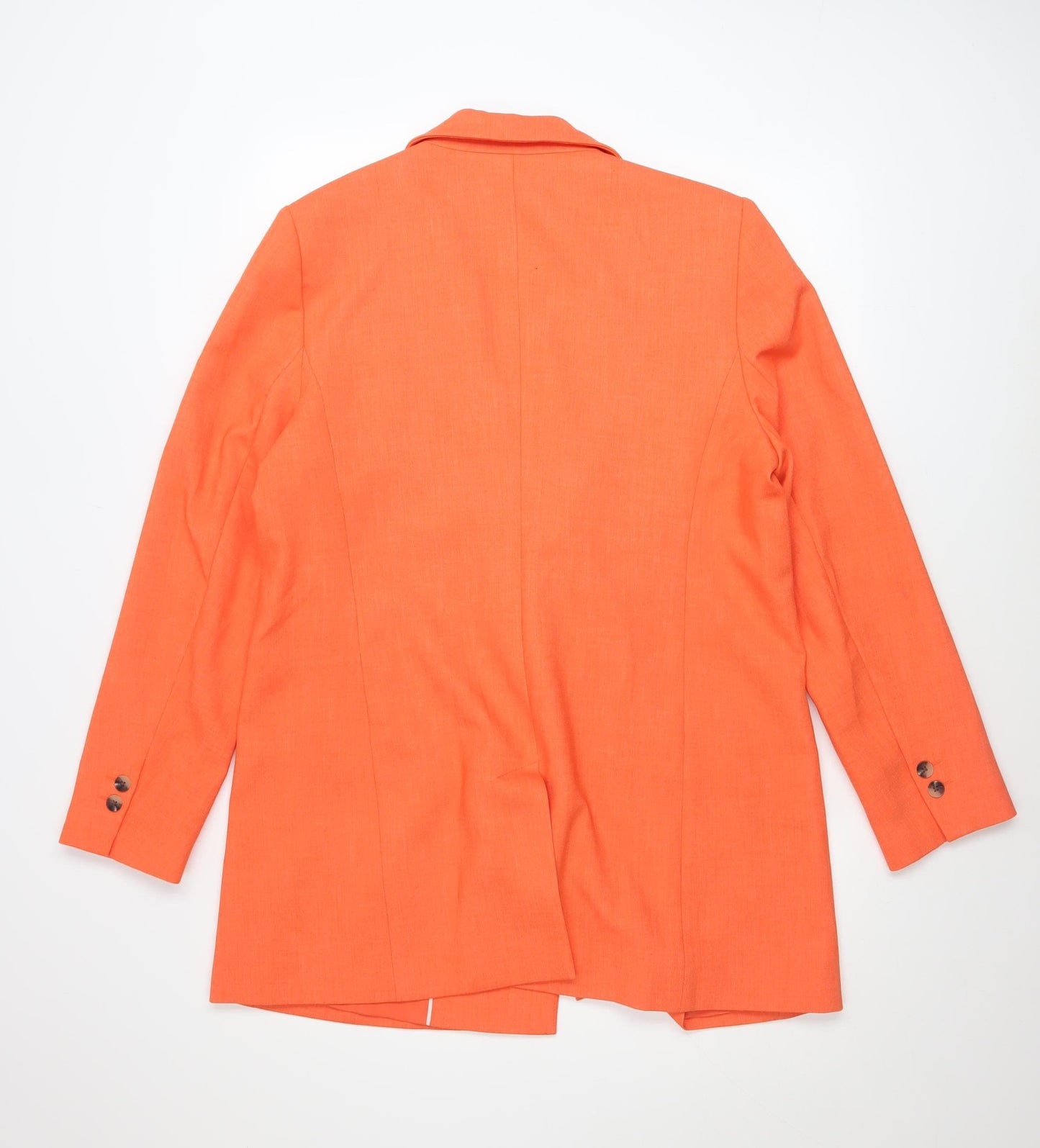 Esprit Women’s Orange Double Breasted Blazer Jacket UK 12