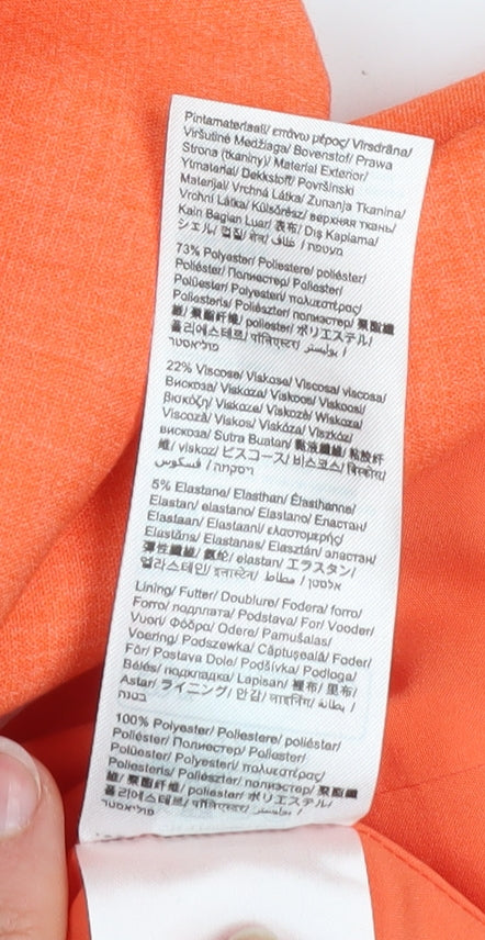 Esprit Women’s Orange Double Breasted Blazer Jacket UK 12