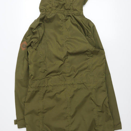 Regatta Womens Green Waterproof Hooded Parka Jacket Size 10
