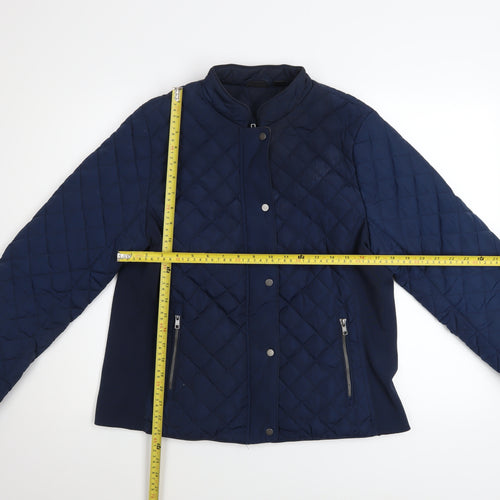 Crivit Women’s Blue Quilted Lightweight Jacket Size 12/14