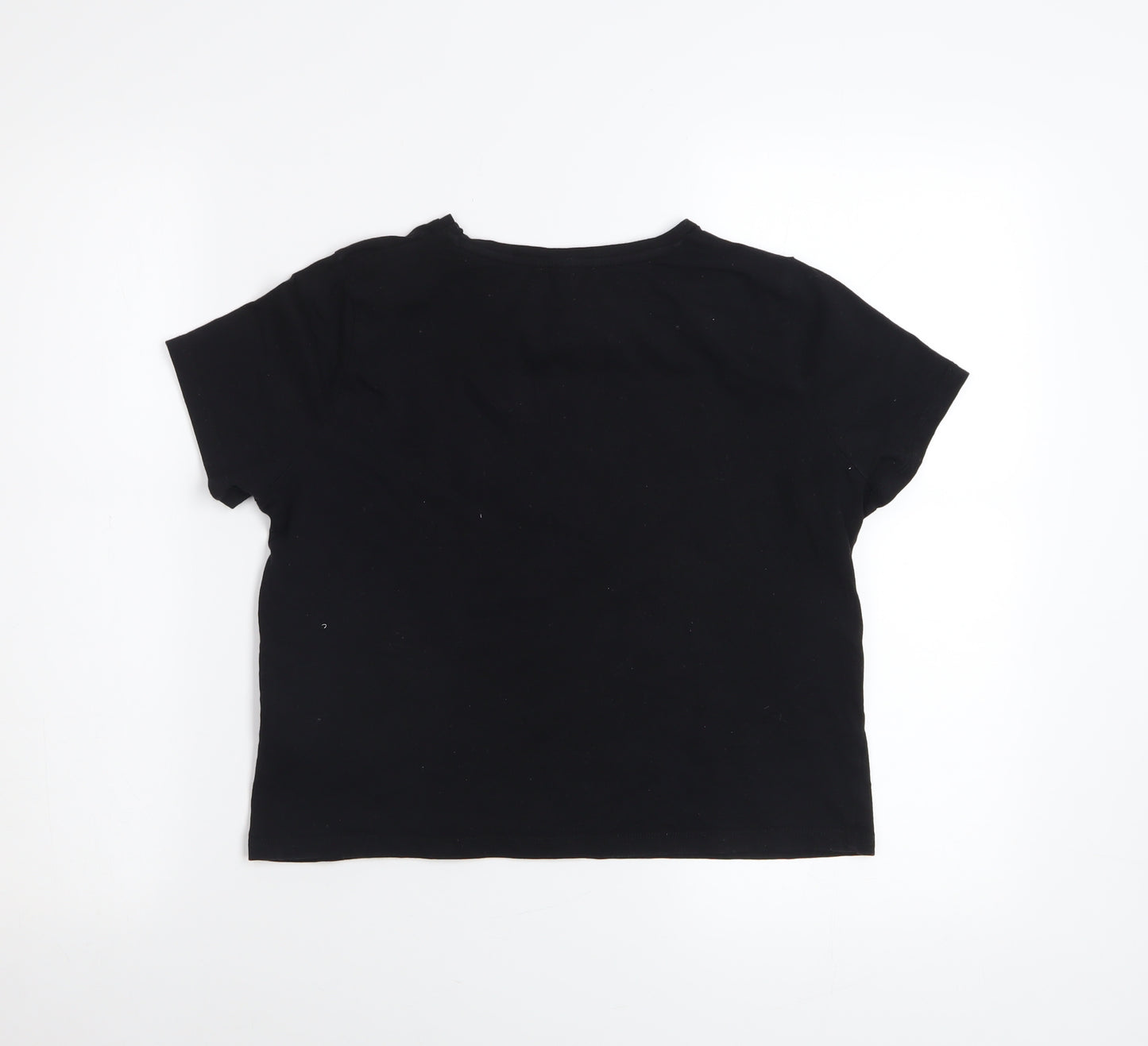 Lipsy Girls Black 'Snug as a Pug' Graphic Cotton T-Shirt 13-14 Years