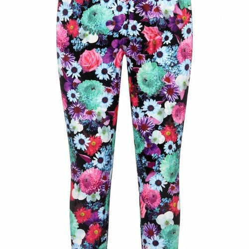 H&M Girls Multicoloured Floral Ankle Leggings Size 14 Years Stretch Polyester Blend