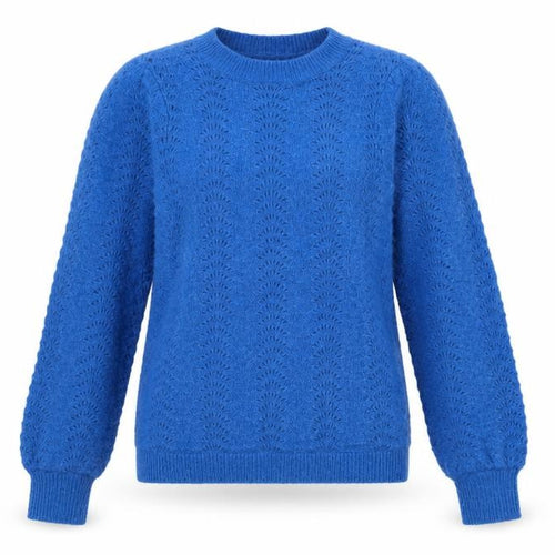 Hush Womens Blue XXS Crew Neck Long Sleeve Knit Jumper