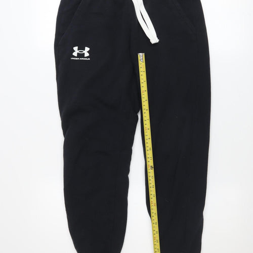 Under Armour Men’s Black XS Jogger Sweatpants Fleece Trousers