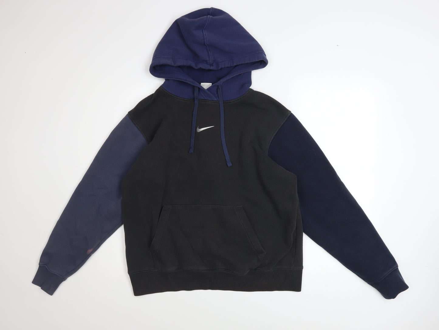 Nike Men's Black Pullover Hoodie M Fleece Sports Sweatshirt