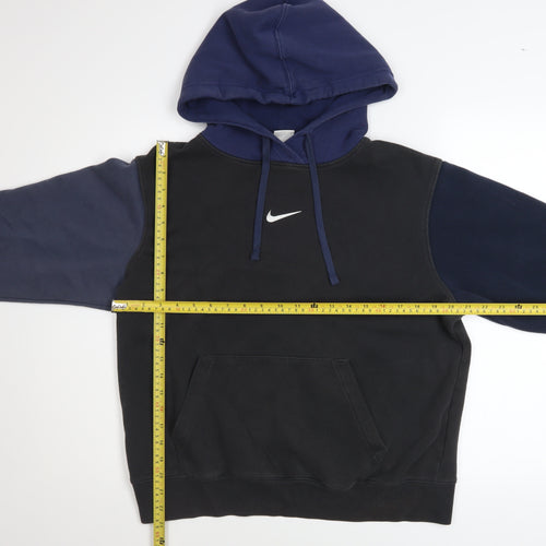 Nike Men's Black Pullover Hoodie M Fleece Sports Sweatshirt
