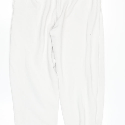 Yale University Women’s White Track Pants Small Fleece Joggers Casual