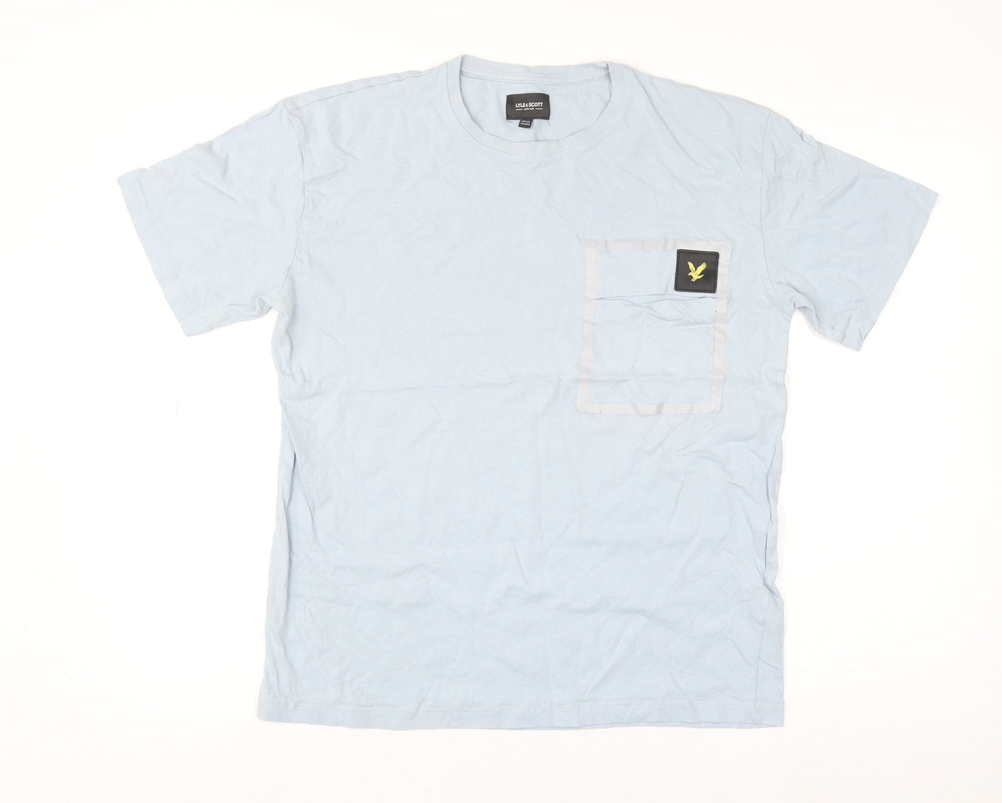 Lyle & Scott Junior Boys Light Blue Cotton Short Sleeve T-Shirt 14/15 Years