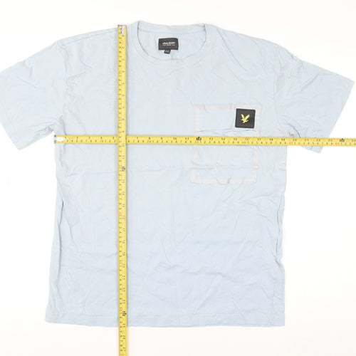 Lyle & Scott Junior Boys Light Blue Cotton Short Sleeve T-Shirt 14/15 Years