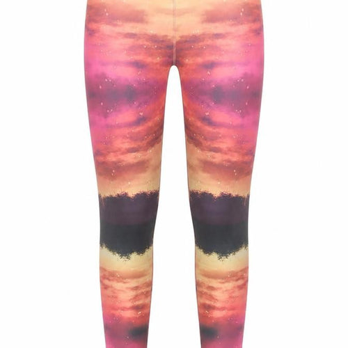 Fit Is An Attitude Womens Pink Multicoloured XS Leggings Activewear