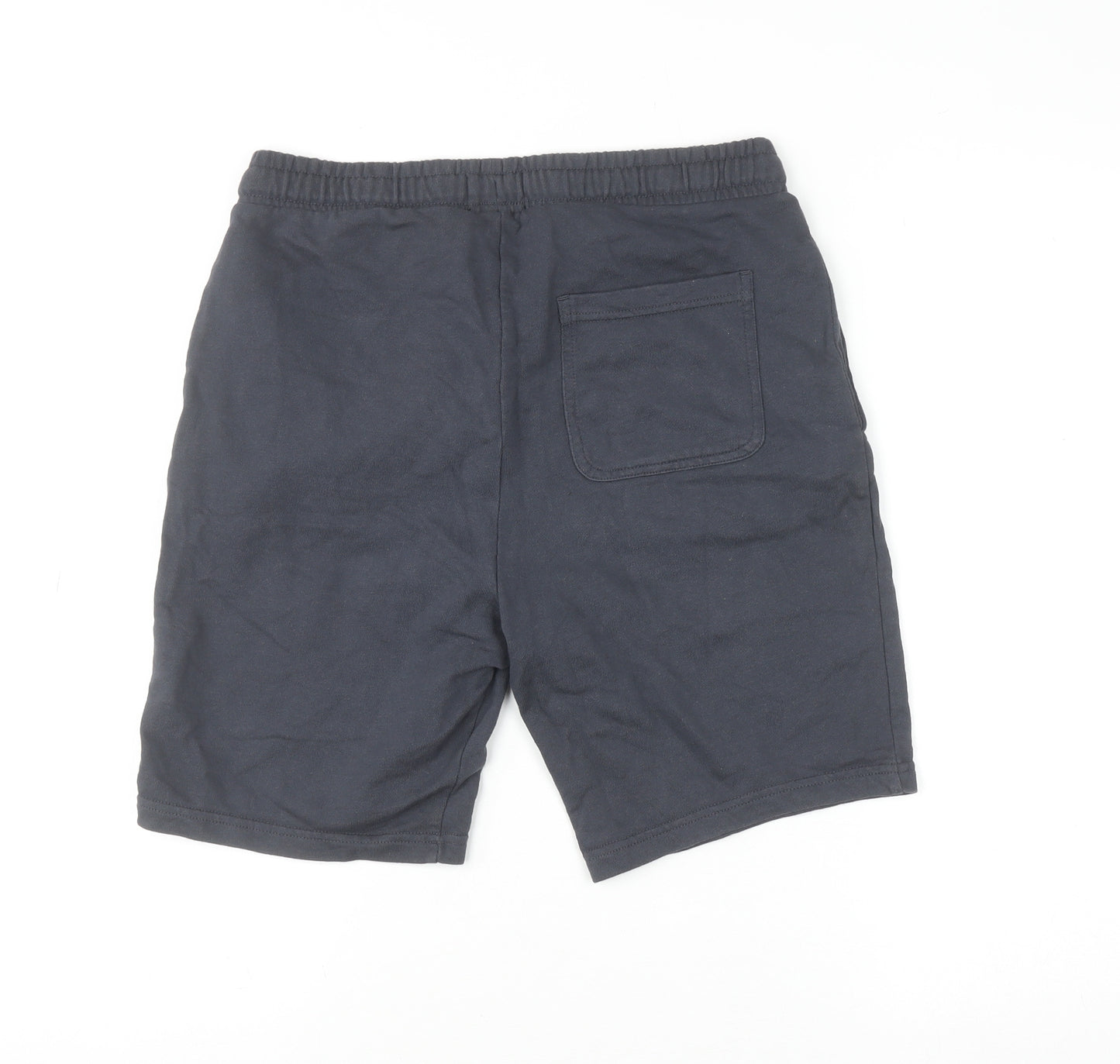 Lyle & Scott Boys Black Sweat Shorts 14-15 Years Cotton Gym Casual