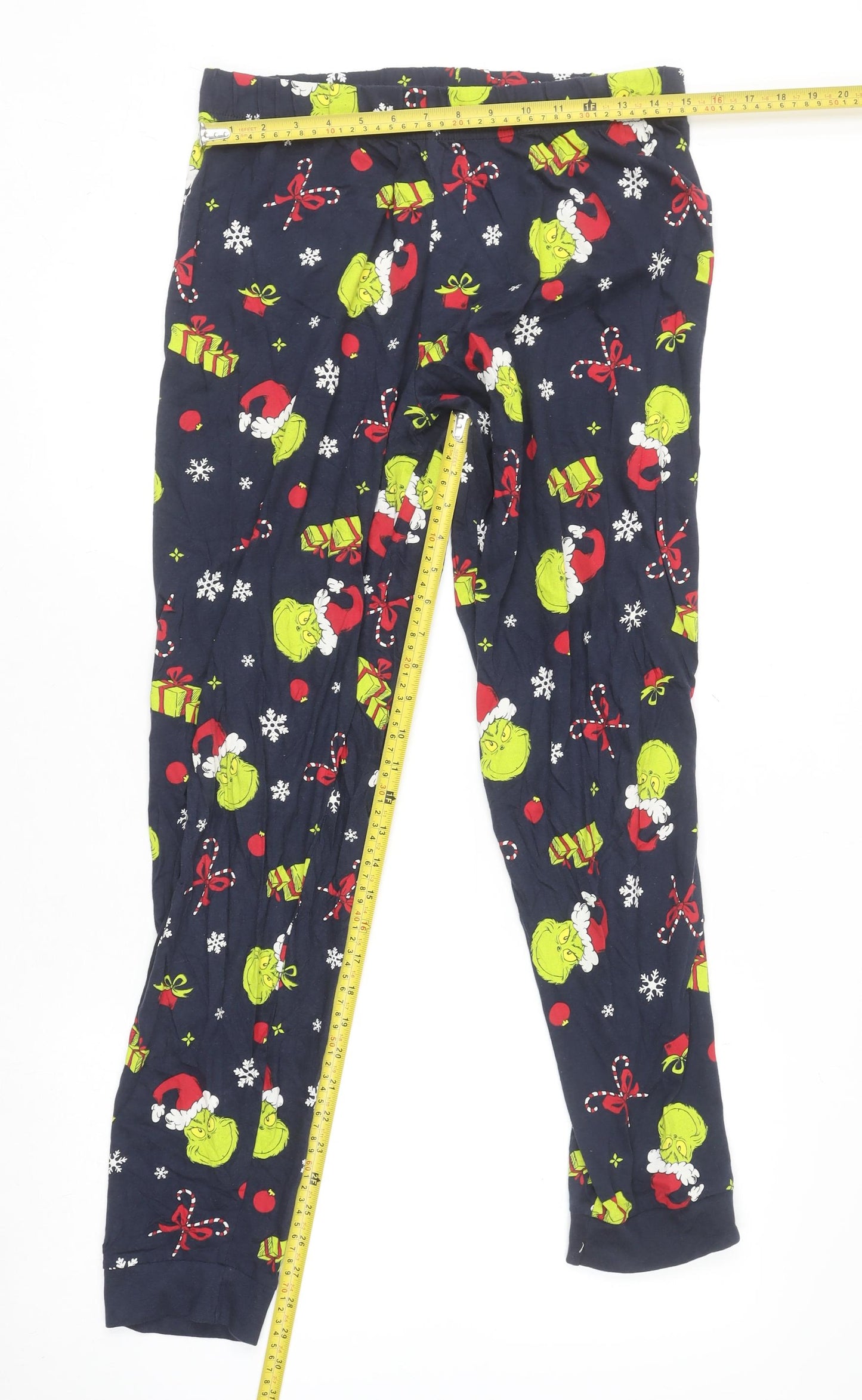 Primark Women’s Blue The Grinch Christmas Pyjama Pants Size 10-12