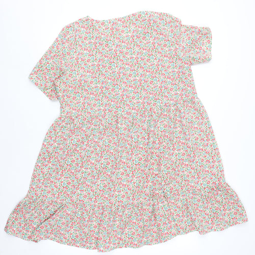 Pieces Women Multicoloured Floral A-Line Knee Length Dress L