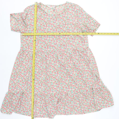 Pieces Women Multicoloured Floral A-Line Knee Length Dress L