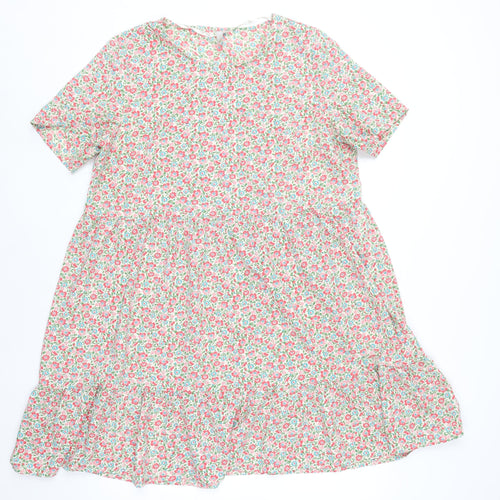 Pieces Women Multicoloured Floral A-Line Knee Length Dress L