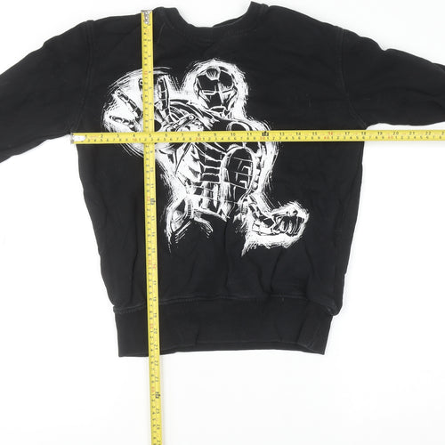 Marvel Comics Men's Black Iron Man Graphic Sweatshirt Size S