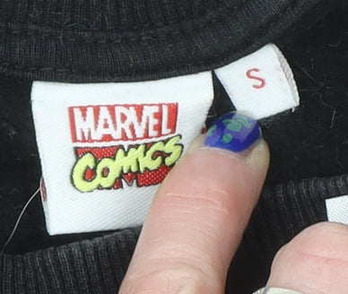 Marvel Comics Men's Black Iron Man Graphic Sweatshirt Size S